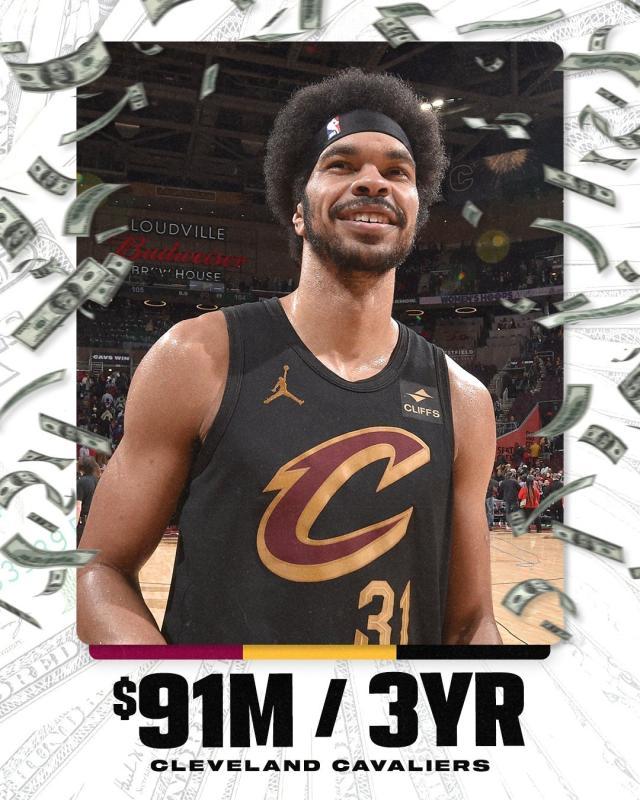 华体会APP-阿伦3年9100万提前续约 骑士今夏砸4.7亿保持阵容